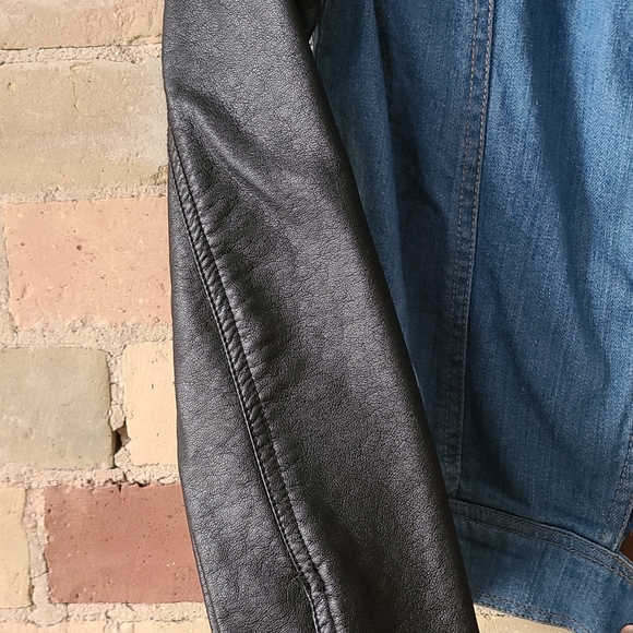 Jean leather Jacket - Picture 4 of 6